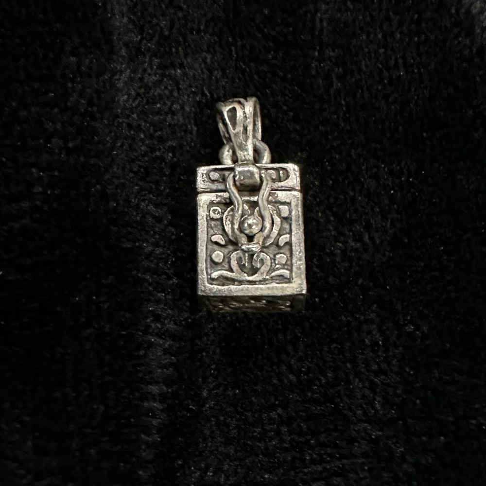Sterling silver prayer box